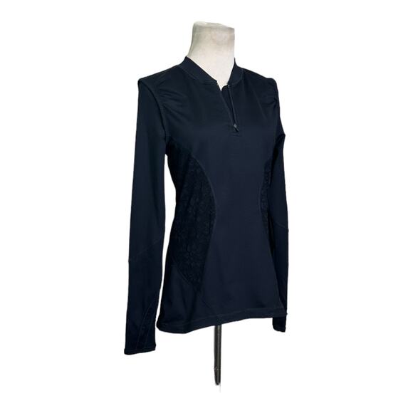 Vimmia Black 1/4 Zip Long Sleeves Running Pullover Size M - Picture 8 of 11